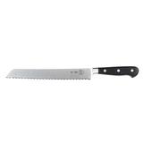 Mercer Culinary M23650 9 " Wavy Bread Knife w/ Black Ergonomic Delrin Handle, High-Carbon German Steel