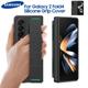 Original Samsung Galaxy Z Fold4 Silicone Grip Cover For Galaxy Z Fold4 Z Fold 4 Stylish Silicone Full Protective Phone Case