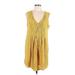 Old Navy Casual Dress: Yellow Dresses - Women's Size Large