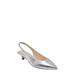 Posey Kitten Heel Slingback Pump - White - Marc Fisher Heels