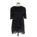 Brilliante by J.A. Cocktail Dress: Black Dresses - Women's Size Large