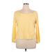 J.Jill Long Sleeve T-Shirt: Yellow Tops - Women's Size X-Large