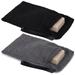 WLLHYF 2PCS Exfoliating Soap MGF3 Bag Saver Mesh Bar Scented Soap Lather Pouch for Women Men Foaming Shower and Bath Body Scrubber(Black Grey)