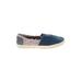 TOMS Flats: Blue Stripes Shoes - Women's Size 10