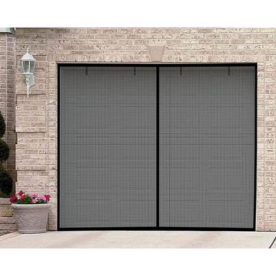 16x7FT/8x7FT Garage Screen Door Magnetic Garage Door Screen Magnetic Closure Fiberglass Garage Screen Doors for 2 Car Garage Pull Down for Patio, Porch, Window to Keep Bugs Out