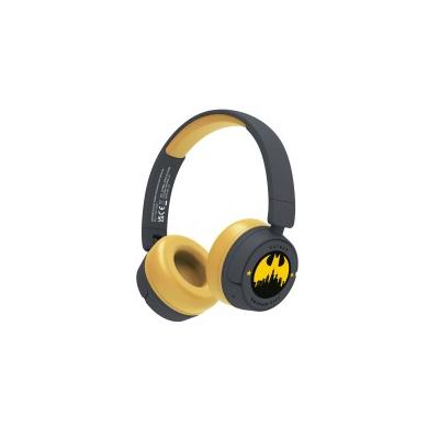 OTL Technologies DC Comics Batman Gotham City Kopfhörer Verkabelt & Kabellos Kopfband Musik USB Typ-C Bluetooth Gelb, Sc
