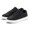 Sneaker JOHN DEVIN "Freizeitschuh", Herren, Gr. 42, schwarz, Obermaterial: 100% Lederimitat. Futter: 100% Textilmaterial. Decksohle: 100% Textilmaterial. Laufsohle: 100% Synthetik, unifarben, casual, Schuhe, mit elastischen Bändern für schnelles...