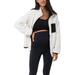 Reversible Faux Shearling Maternity Jacket