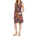 Print Maternity Wrap Dress