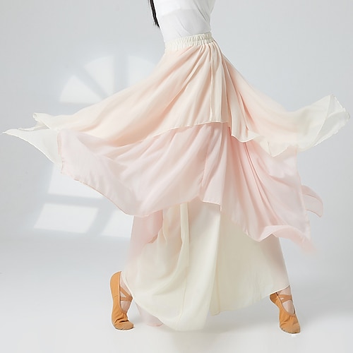 Sportkleidung Hosen Horizontal gerüscht Farbaufsatz Damen Leistung Ausbildung Hoch Polyester Image