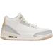 White Air Jordan 3 Retro Craft Sneakers