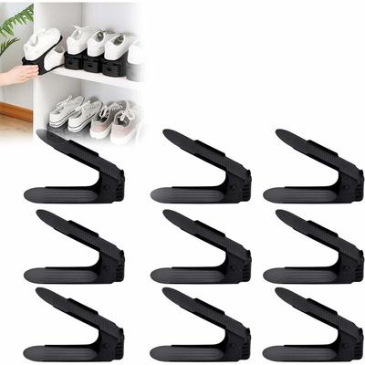 Schuhstapler Schuh Organisierer Platzsparend Verstellbarer Schuhorganizer, Höhenverstellbar Image
