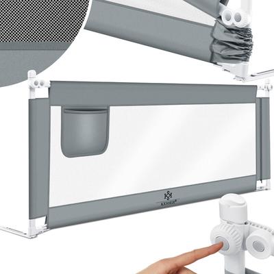 KESSER® Bettgitter Bettschutzgitter Kinderbettgitter für Kinder Babybettgitter Image