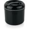 Ich-zapfe - Eiseimer, Eiswürfelbehälter mit perforiertem Einsatz, 4 ltr - Farbe: Schwarz