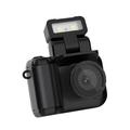 Mini caméra cmos de style monoréflexe, avec lampe flash et station d'accueil de batterie, enregistreur vidéo portable dv 1080p avec écran lcd