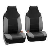 FH Group Highback Seat Royal Leather Seat Covers for Sedan SUV Van Truck Two Highback Buckets - 5 Colors