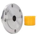Steel Lathe Faceplate High Manganese Steel Chuck Face Plate 100mm for K11 100 K12 100 K72 100 22mm - Strong Durable Easy Installation with Storage Box
