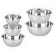 Thick Stainless Steel Basin Thickened Multifunctional Five-piece Set Salad Big Mixing Bowls Best Drill Bits for Fruit