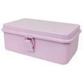 Boxes for Storage Tool Organizer Retro Metal Toolbox Portable Cold Rolled Steel Plate Pink
