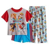 Toddler Boy Paw Patrol 3 Piece Skye Marshall Rubble & Chase Pajama Set Toddler Boy s Size: 2T