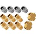 Vixen Air Set of Fittings for Four 1/2 NPT Air Valves using 1/2 OD Air Lines VXK1231