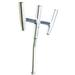 TIGRESS TRIPLE ALUMINUM KITE ROD HOLDER BENT BUTT POLISHED