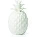 893874 Wicker Creek Pineapple Cookie Jar White 3.75