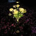 Solar Lights Outdoor Garden Waterproof Solar Powered Flower Stake Lights LED Outdoor Solar Lights Decorative Lights Landscapes Stake Lights Auto On/Off for Outdoor Patio Yard Garden