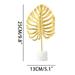 Home Decor Jioakfa Nordic Metal Turtle Leaf nishing Gold Leaf Crafts Desktop Abstract Sculpture A992 Gold L