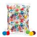 Funtasty Fruit Disk Jelly Patties Candy Individually Wrapped Fruit Flavors Bulk Pack 2 Pounds