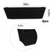 4Pcs 36inch Felt Replacement Coconut Liner for Planters Fabric Liners for Hanging Baskets Rectangle Planting Container Liners for Garden Wall Hanging Planter Flower Pot