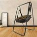 Balieda 35 X 33 X 57 Hammock Chair with Stand Hammock Swing for Indoor and Outdoor Ground Swing Chair for Living Room Garden Balcony