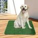 Konghyp Artificial Grass Puppy Pee Pad For Dogs And Small Pets - Reusable Training Potty Pad With Tray - Dog Housebreaking Supplies Indoor And Outdoor Solutions For Dog Potty Training