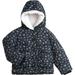 Jessica Simpson Baby Girls Winter Jacket - Quilted Fleece Lined Puffer Jacket (12M-4T)