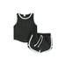 FOCUSNORM 2Pcs Infant Baby Boys Summer Clothes Sleeveless Tanks Tops + Shorts Sports Outfits