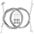 4PCS Bike Brake Cable .. Shifter Cable Bicycle Gear .. Cable Wire for Mountain .. Bike Bike Brake Wire .. Set for Road Bike .. Including 18 PCS Complete .. Inner Replacement Set