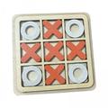 shamjina 2xWooden Board Tic TAC Toe Game XO Table Toy Puzzle Games Leisure Intelligent Brain Teaser for Entertainment Coffee Table Decor Multi 2 Pcs