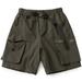 Dolkfu Men s Shorts in Clarence Drawstring Wide Leg Comfy Shorts Big Mens Bike Shorts M