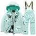 Youmylove Children Kids Ski Suit Multi Pocket Jacket And Pants Winter Windbroof Snowboarding Winter Warm Snow Suits Unisex Leisure Child Clothing