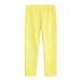 Little Girls Leggings Ankle Length Stretch Pants Comfortable Bottoms Soft Leggings Tights Pants for Toddler Kids Girls 1-11 Years