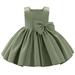 ZMHEGW Dresses for Toddler Girls Flower Bowknot Tutu for Kids Baby Wedding Bridesmaid Birthday Party Pageant formal First Baptism Christening Gown Dress