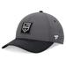 Men's Fanatics Gray/Black Los Angeles Kings 2024 Stanley Cup Playoffs Locker Room Adjustable Hat