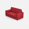 Mittelgroßes 2-Sitzer-Sofa Marrak (zwei 70-cm-Sitze), Außenmaße L: 168 cm, Farbe Rot