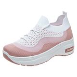 Running Shoes for Women Sneakers Womens Tennis Shoes Spring Style Shoes With Increased Inner Height Casual Breathable Slip On Casual Sports Shoes