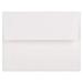 a2 strathmore invitation envelopes - 4 3/8 x 5 3/4 - bright white linen - bulk 500/box