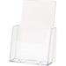 10 Pack Brochure Holder For 5.5 Wide Bifolds Clear And Office Checkout Counter Advertisement Booklet Display Stand Literature Organizer