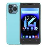 I14 Pro Max 5.0 Inch Smartphone 3G Network 4GB RAM 32GB for Android 10 Cell Phone Dual Card Dual Standby 100?240V Green EU Plug