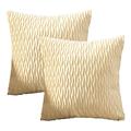 2 pieces sofa cover bedside pillowcase solid velvet pleated pillowcase