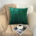 Decorative Throw Pillow Covers Sofa Accent Couch Pillows Set of 2 Navy Blue 45*45CM