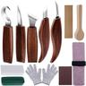 12 Piece Wood Carving Tools Set, Wood Carving Hand Tools Kit, Carving Knife With Hook, Wood Carving